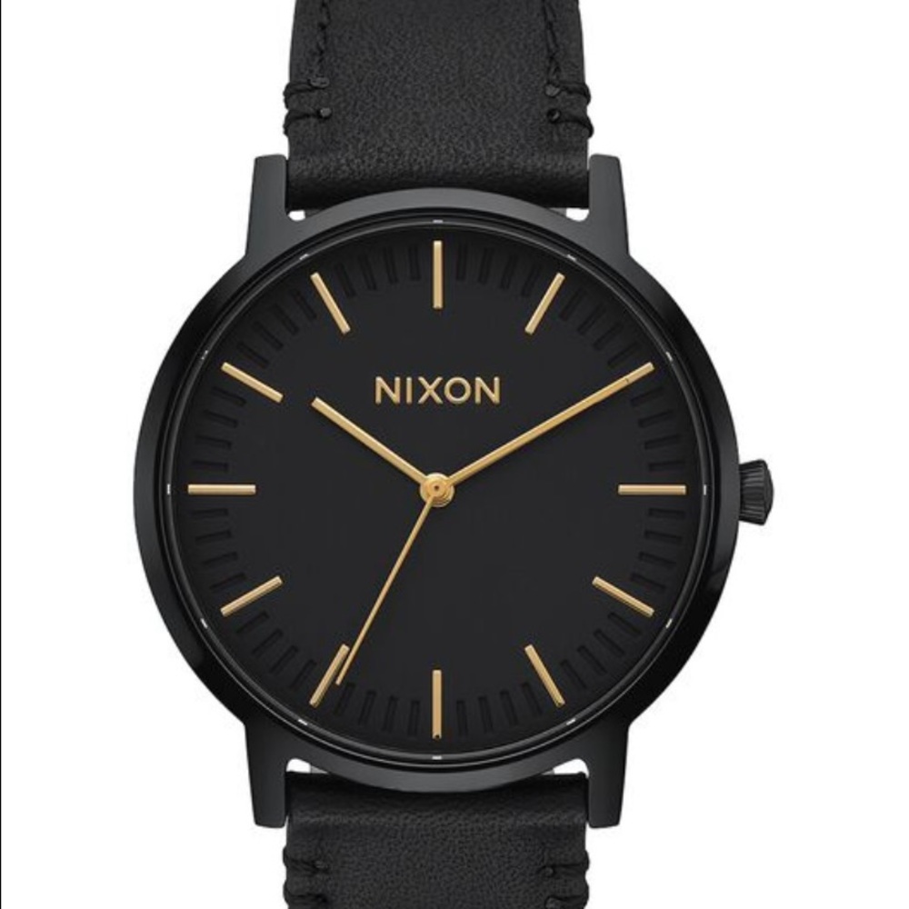 Nixon Porter Leather Watch